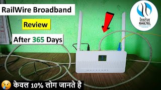 Railwire Broadband Review ✅ after 365 Days  Railwire Broadband Review [upl. by Allemrac]