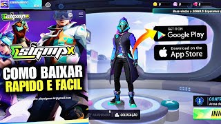 COMO BAIXAR O SIGMAX RÁPIDO E FÁCIL PELA PLAYSTORE CELULAR TUTORIAL [upl. by Dorry823]