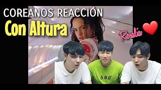 COREANOS REACCIONAN A CON ALTURA  ROSALÍA J BALVIN Pandita Chan [upl. by Elvie]