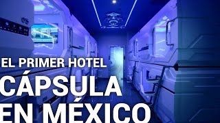 Hotel Cápsula Aeropuerto CDMX Vale la pena Mejor que en Japón Izzzleep [upl. by Reniar708]