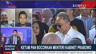 Zulhas Ketum PAN Bocorkan Menteri Kabinet Prabowo Ada Namanya [upl. by Nnylrebma]