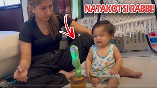 NAKAKATUWANG REACTION NI RABBI SA KANYANG CACTUS TOY  Jacq Tapia [upl. by Adnahsam418]