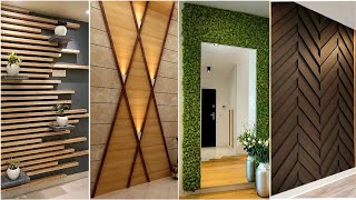 100 Modern Living Room Wall Decorating Ideas 2024 Home Interior Wall Design Wooden Wall Cladding P6 [upl. by Annohsak]