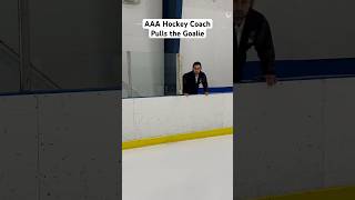 Hockey coach pulls the goalie after letting in five shots on net 🥅🏒 GoalieMindset LifeChallenges [upl. by Sussna]