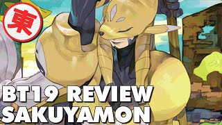 BT19 Card Review  Sakuyamon Cards [upl. by Ennazor]