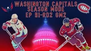 NHL 13  Washington Capitals Season Mode  EP91 PLAYOFFS Round 2 Game 2 vs Montreal Canadiens [upl. by Lothario]