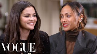 Selena Gomez amp Zoe Saldaña Interview Each Other  Vogue [upl. by Kilan237]