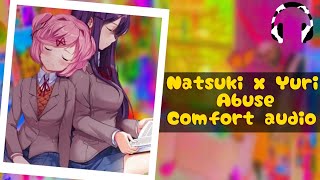 Yuri x Natsuki x Abused listener Abuse comfort Running away FF4A [upl. by Aesoh]