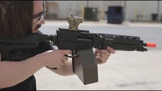 Krytac LMG 2015 Airsoft Gun Review [upl. by Carver264]