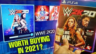 WWE 2K20 Unboxing and Gameplay Review in 2021 [upl. by Norred643]