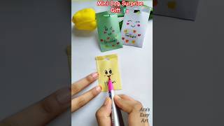 Miniature Bag Surprise Gift Idea for kids ArasEasyArt diy craft papercraft ytshorts [upl. by Naed101]