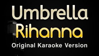 Umbrella  Rihanna Karaoke Songs With Lyrics  Original Key [upl. by Hennahane]