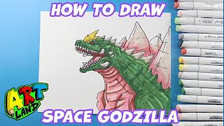 How to Draw Space Godzilla [upl. by Franny550]