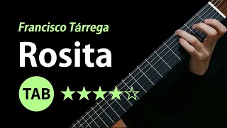 Rosita Tarrega  Tab amp Lesson [upl. by Matuag]