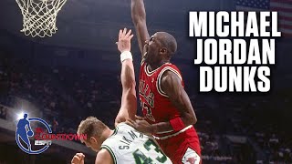 I Love 90s Basketball Michael Jordan’s greatest dunks  NBA on ESPN [upl. by Aloise445]