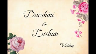 Darshini amp Eashan Wedding Live Streaming [upl. by Hselin]