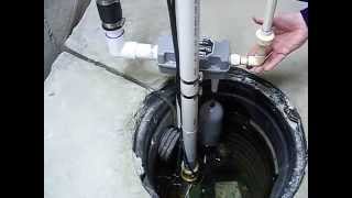 DIY Liberty Pumps SJ10 SumpJet Water Powered Sump Pump BackUp System with Zoeller M53 N53 Pump [upl. by Yrrehc]