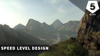 Big Landscape  Speed Level Design Unity 5 [upl. by Neelrad548]