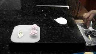 How to make a Fondant Lily [upl. by Ihcas]