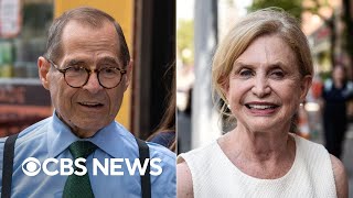 New York Democrats Carolyn Maloney Jerry Nadler face off in primary for same House district [upl. by Saffian216]