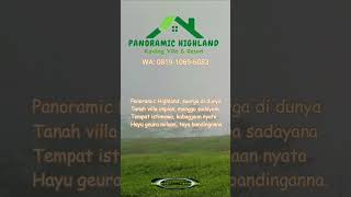 Panoramic Highland Kavling Villa [upl. by Gizela]