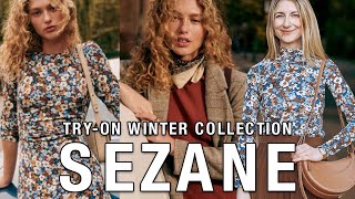 SEZANE Tryon Haul WINTER Collection 2023 Review Themis Dress Haby Blazer Felix Jumper Claude Bag [upl. by Coumas]