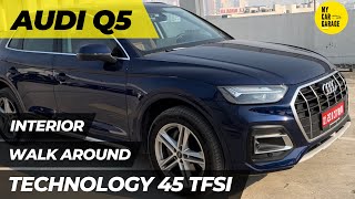 Audi Q5 Technology 45 TFSI  Blue Colour  Interior  Walkaround  My car garage  audiq5 [upl. by Arch651]