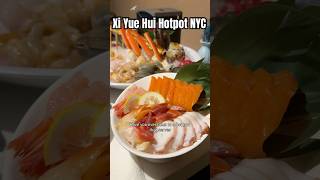 All you can eat seafood hotpot and sashimi in Brooklyn NY [upl. by Carlson]