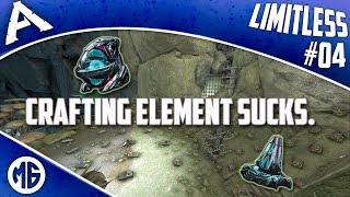 CRAFTING ELEMENT SUCKS Limitless S2  Ark Survival Evolved [upl. by Yhtnomit]