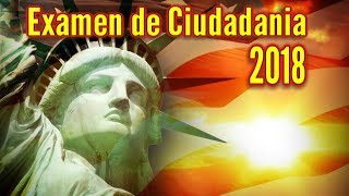 PREGUNTAS PARA EL EXAMEN DE LA CIUDADANIA AMERICAN 2018 AUDIO ESPAÑOL [upl. by Giffard]