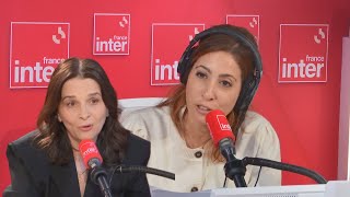 Léa Salamé critiquée pour ses propos controversés envers Juliette Binoche sur France Inter [upl. by Adnilec]