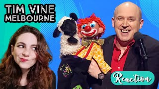 TIM VINE  2019 Melbourne Comedy Festival  REACTION [upl. by Meingolda]