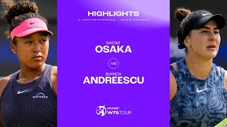 Naomi Osaka vs Bianca Andreescu  2024 sHertogenbosch Quarterfinal  WTA Match Highlightss [upl. by Suiramad]