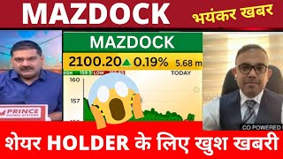 MAZDOCK SHARE LATEST NEWS MAZAGON DOCK SHARE TARGET MAZDOCK SHARE ANALYSIS MAZDOCK SHARE BUY NOT [upl. by Ettenwahs]