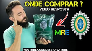 Onde comprar a Ração do Exercito É muita comida Saiba agora no Desbravatube Responde [upl. by Nolasba952]