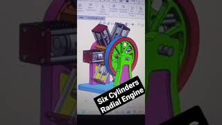 Solidworks Projects  Six Cylinders Radial Engine Assembly  Solidworks Professional Training [upl. by Lateehs]