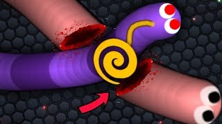 Slitherio BEST GAMEPLAY OF ALL TIME  Epic Slitherio Trolling Snake Moments [upl. by Nyad]