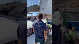 Luxury catamaran Cruises on Crete Island sailingcruises sailing boattrip creteisland greece [upl. by Nohsid51]