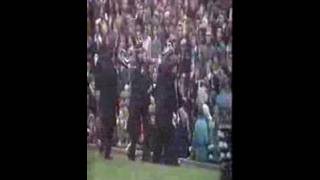 NEWCASTLE UNITED PITCH INVASION [upl. by Llednar]