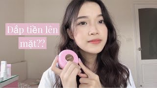 Review máy đắp mặt nạ FOREO UFO mini  Xịn như lời đồn hay đắp tiền lên mặt  Coanh Coanh [upl. by Asilanom]