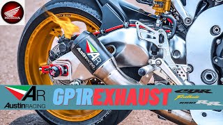 Honda CBR1000RR SP FIREBLADE Exhaust Sound  AUSTIN RACING GP1R REVS [upl. by Blondie275]