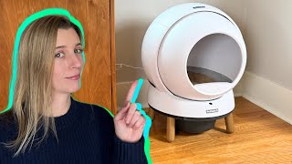 PetSafe SmartSpin Cat Litter Box Pros Cons amp First Week [upl. by Nomelif]