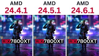 AMD Drivers Update 2461 VS 2451 VS 2441  AMD Adrenalin Edition 2461 New Update 7800XT [upl. by Rolanda]