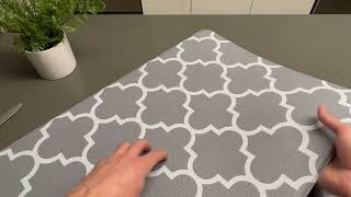 KMAT Kitchen Mat 2 PCS Cushioned Anti Fatigue Kitchen Rug Review [upl. by Alicea]