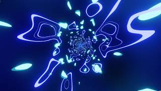 VJ LOOP NEON Blue Metallic Abstract Background Video Simple Lines Pattern  Motion 4k Screensaver [upl. by Nahtam660]