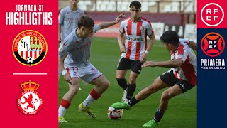 Resumen PrimeraFederación  SD Logroñés 00 CyD Leonesa  Jornada 31 Grupo 1 [upl. by Braynard]