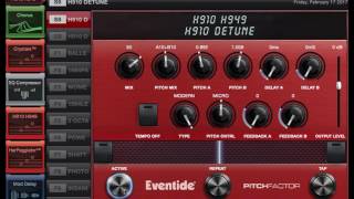 Eventide H9  Stereo Detune [upl. by Nyliac]