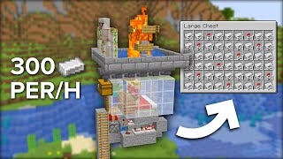 Minecraft 120 Easy Iron Farm Tutorial  300 Per Hour [upl. by Aikit]