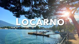 LOCARNO Switzerland  Lago Maggiore Ticino Lakeside Walk [upl. by Tterraj888]