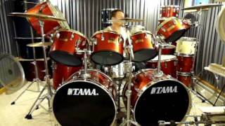 12 Piece Vintage Custom Tama Imperialstar Drum set [upl. by Fermin]